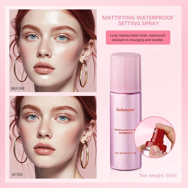 Matte Setting Spray – Long-Lasting Oil Control Makeup Fixer