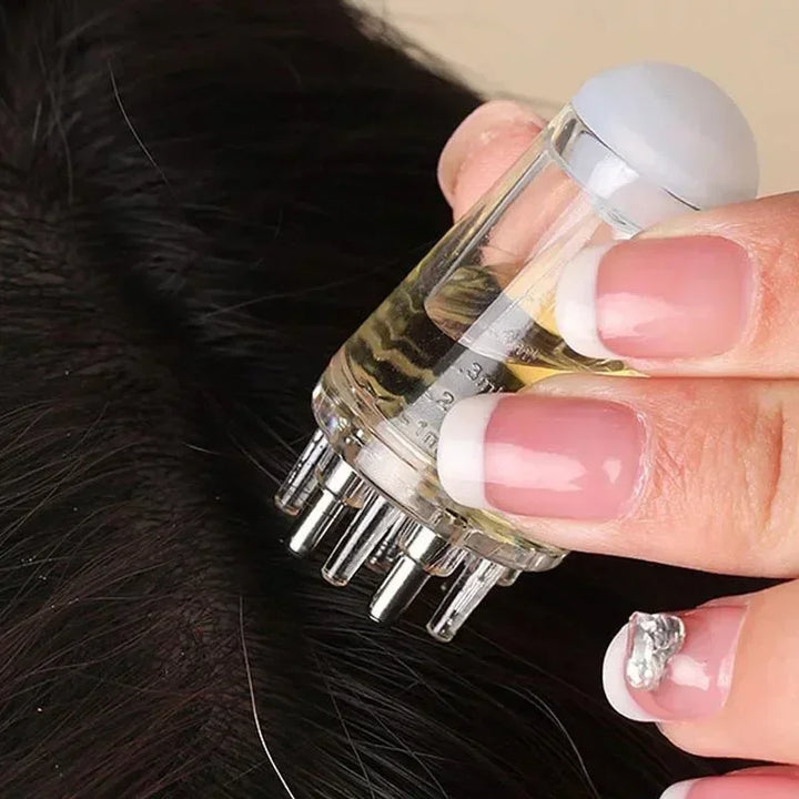 Five-Needle Scalp Applicator – Mini Essential Oil Massage Comb