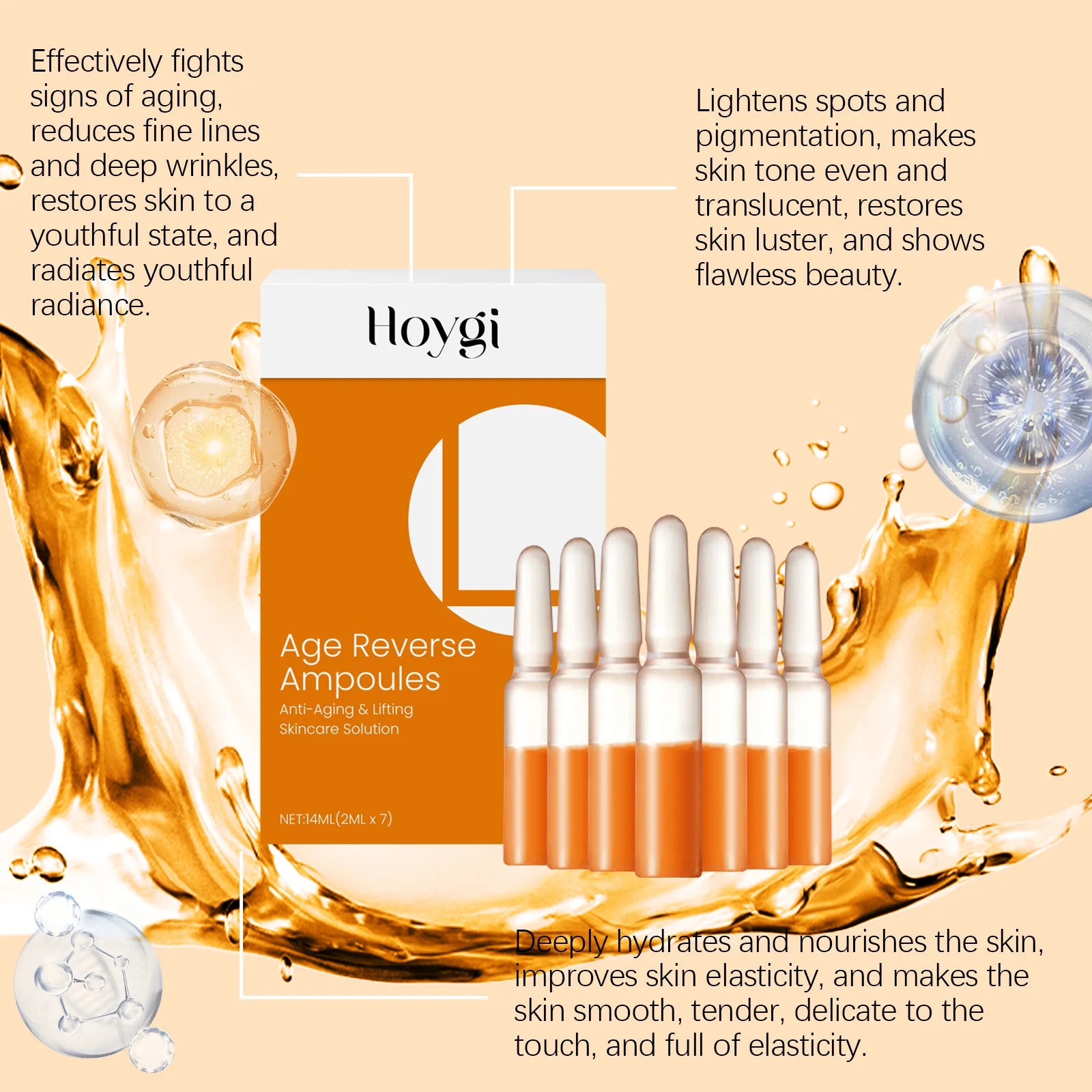 Hoygi Wrinkle Remove & Firming Ampoule Serum 2mlx7