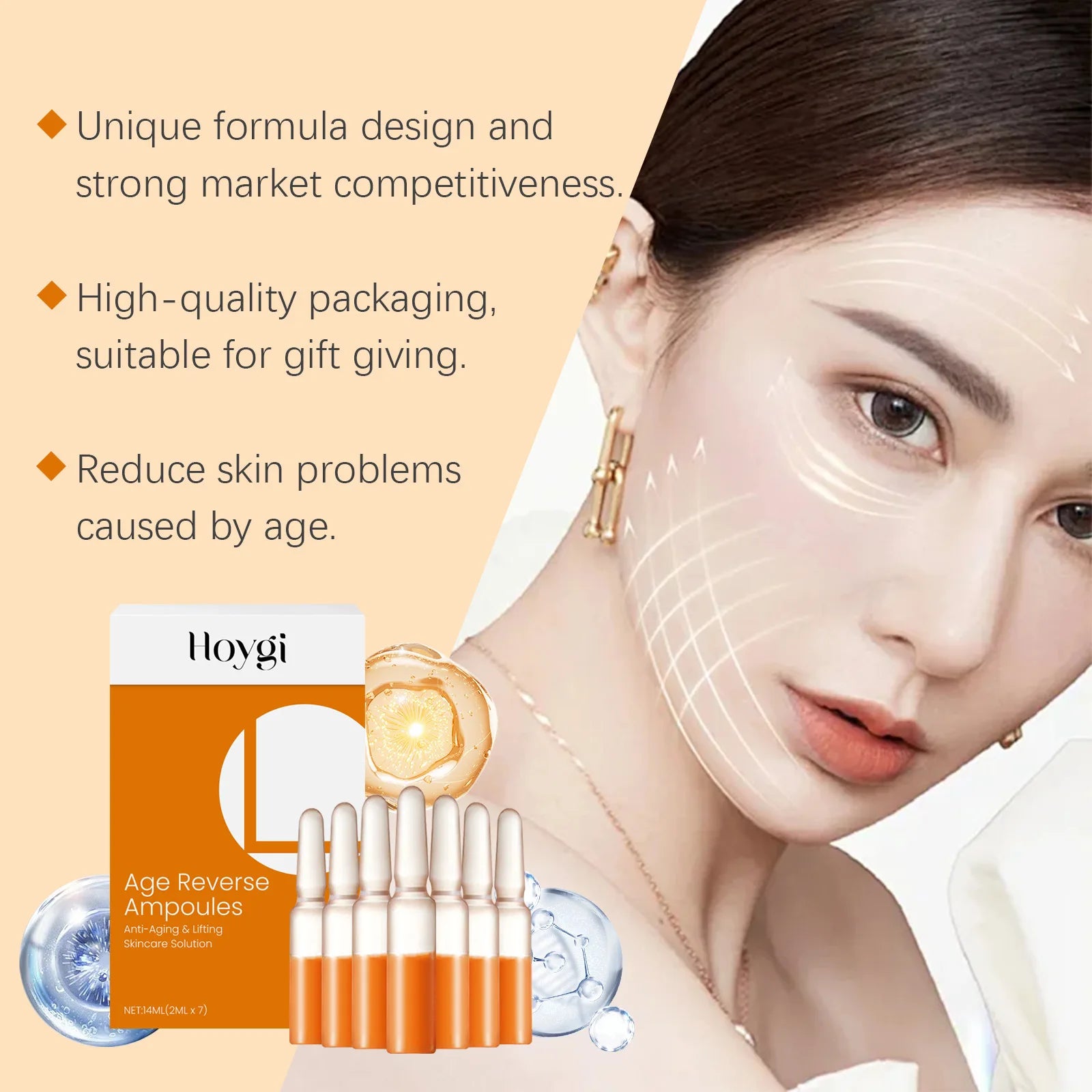 Hoygi Wrinkle Remove & Firming Ampoule Serum 2mlx7