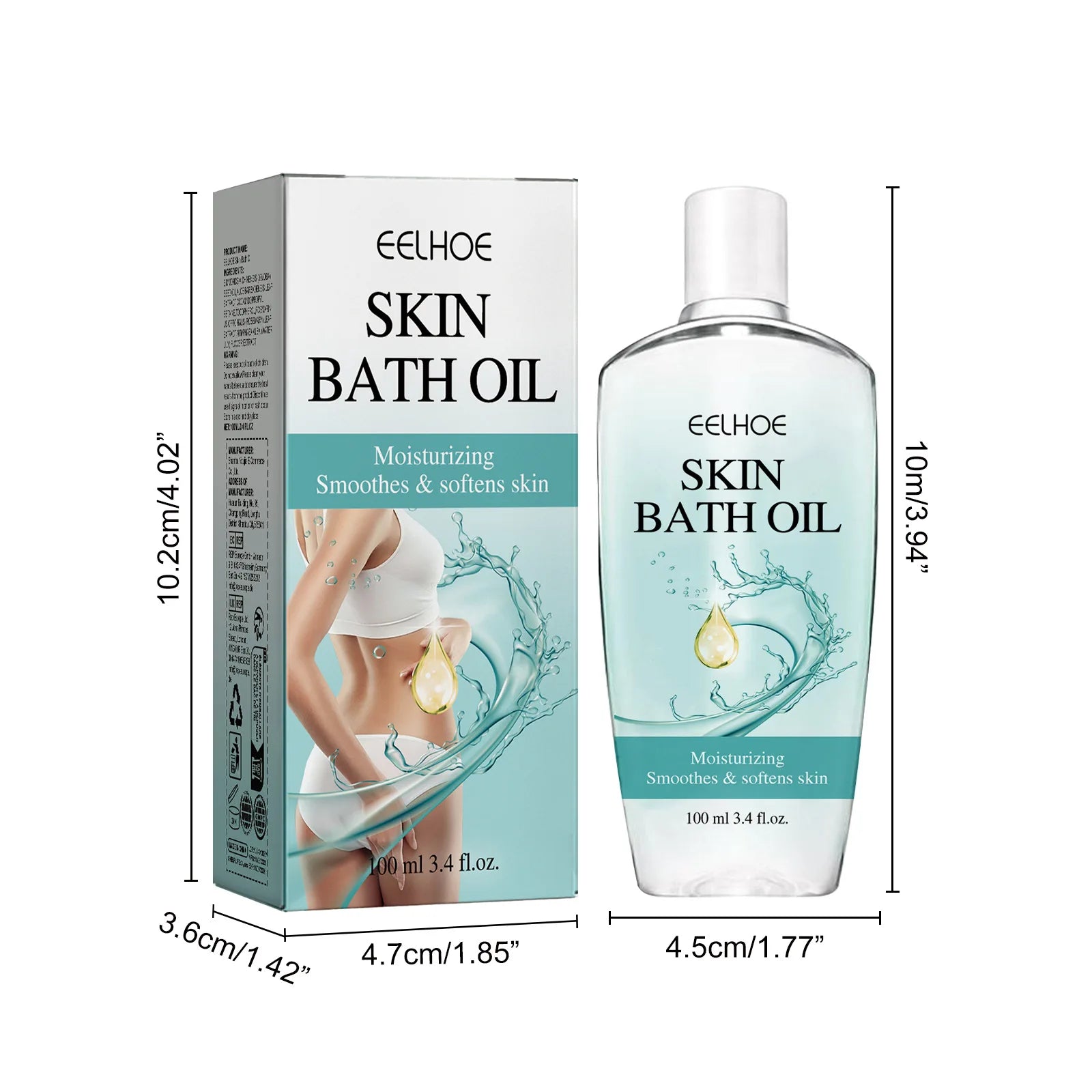 Eelhoe 100ml Body Cleansing Bath Oil