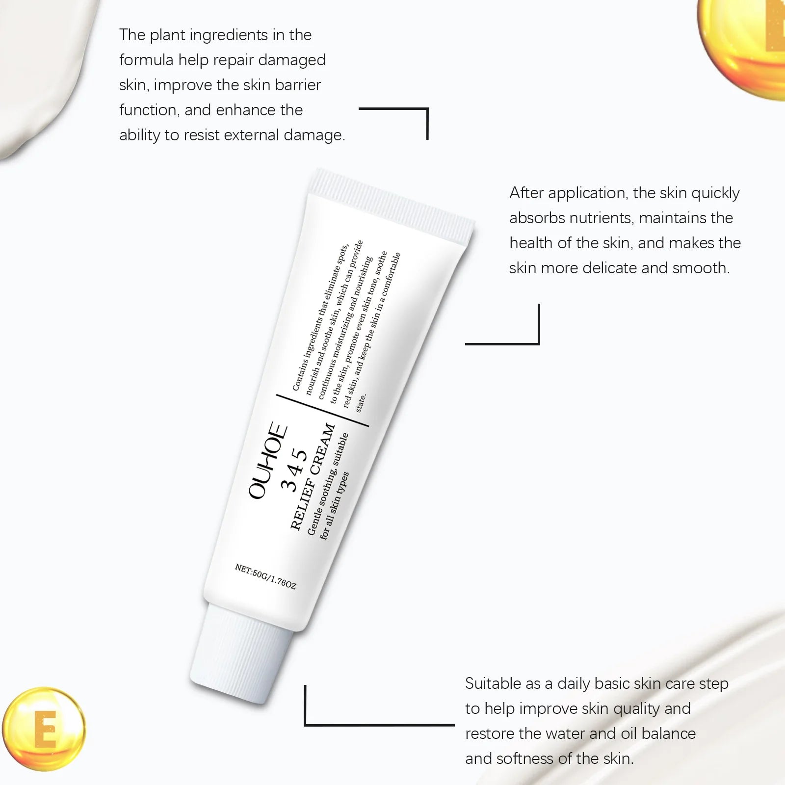 Ouhoe 50g 345 Relief Brightening Face Cream