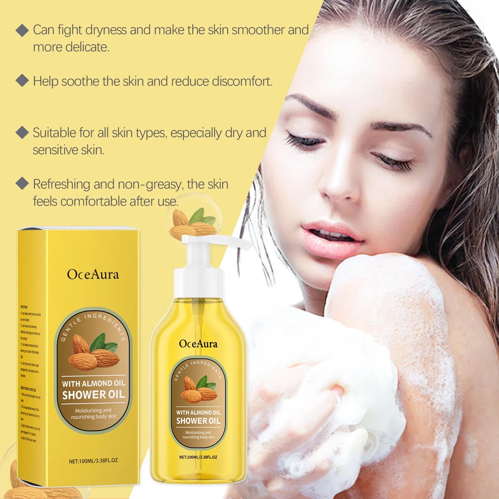 Oceaura Coconut Body Wash Oil