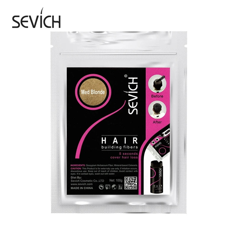 Sevich Hair Fibers 100g – Hair Loss Concealer & Growth Powder
