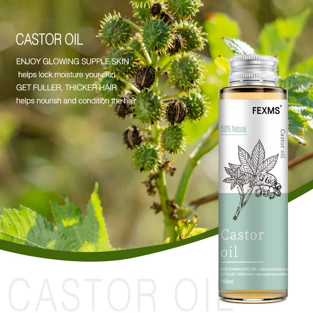 100% Pure Castor Oil – Hair & Eyelash Growth