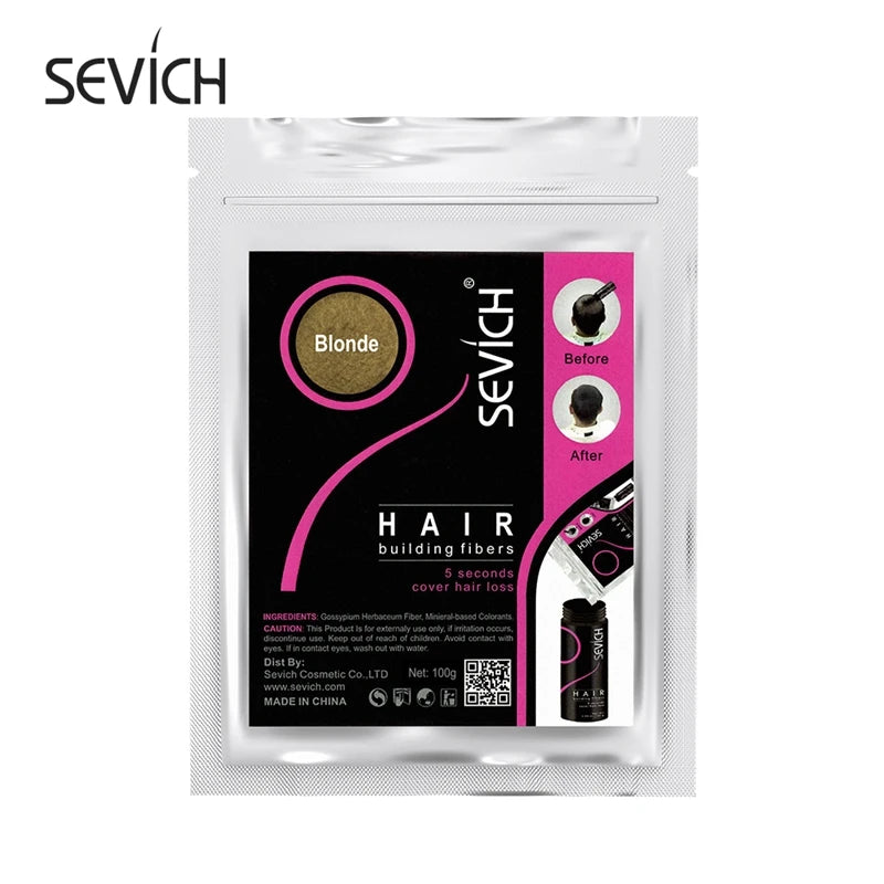Sevich Hair Fibers 100g – Hair Loss Concealer & Growth Powder