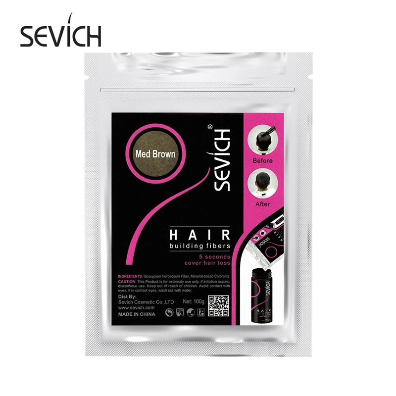 Sevich Hair Fibers 100g – Hair Loss Concealer & Growth Powder