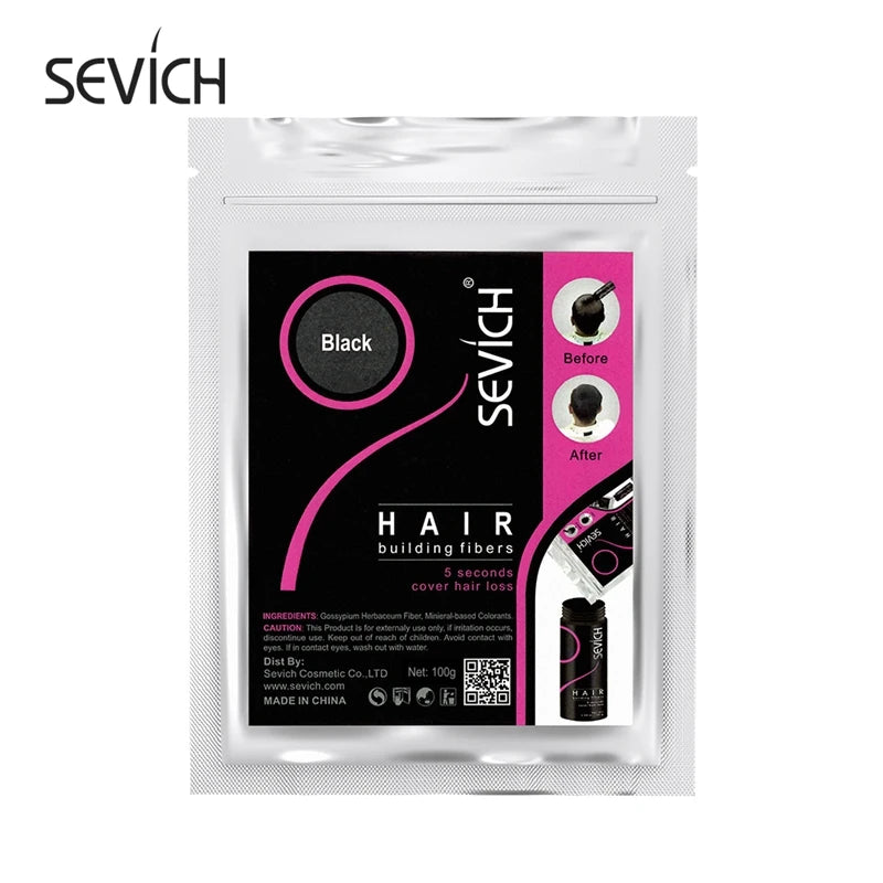 Sevich Hair Fibers 100g – Hair Loss Concealer & Growth Powder
