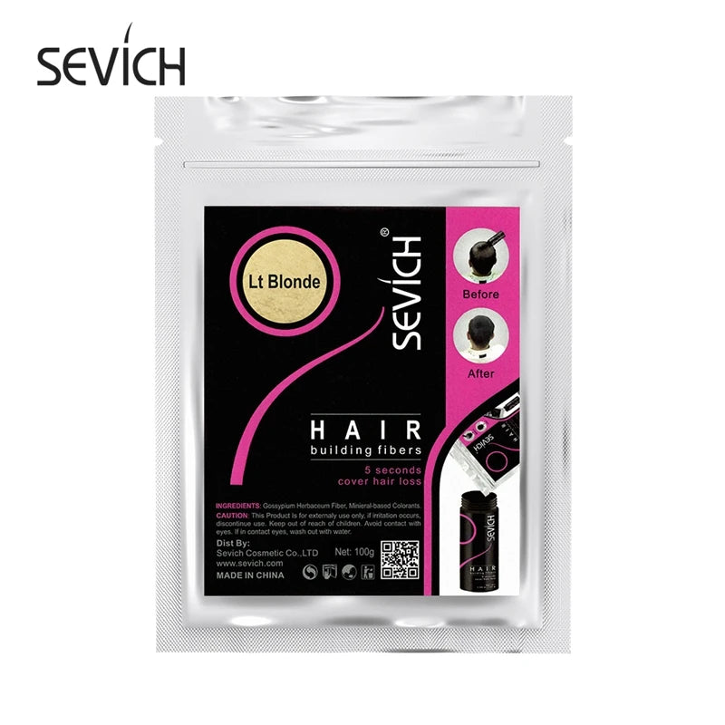 Sevich Hair Fibers 100g – Hair Loss Concealer & Growth Powder
