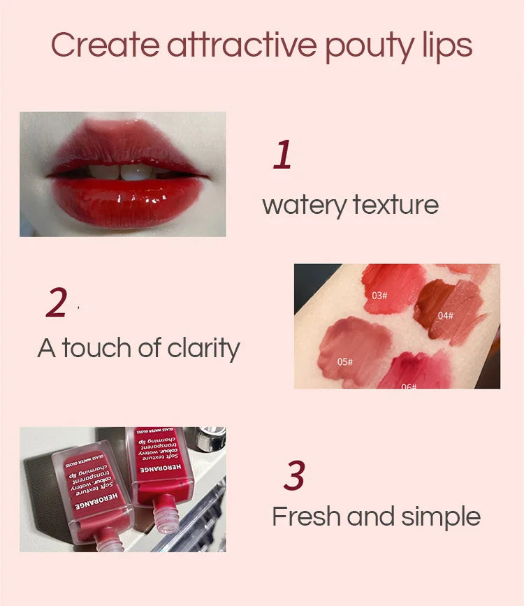 Moisturizing Mirror Lip Glaze – Plumping Liquid Lip Color