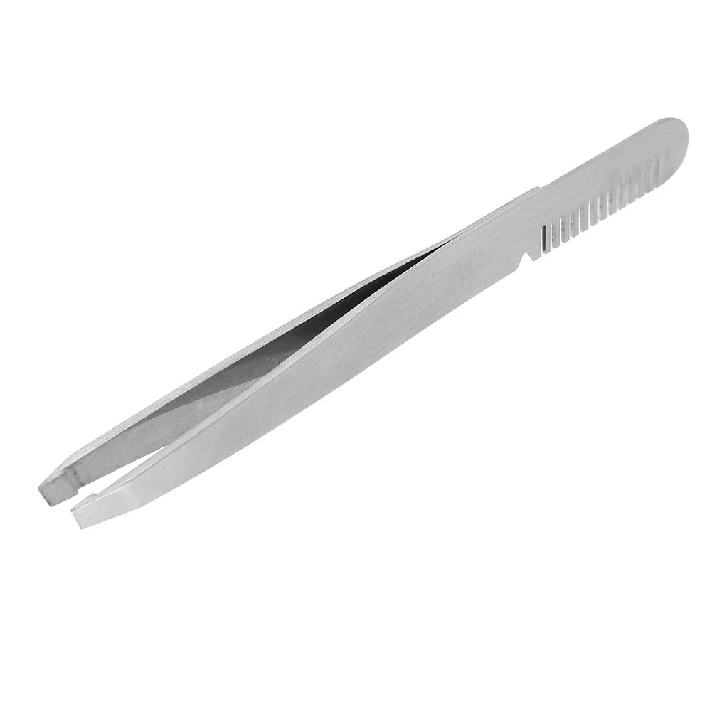 Stainless Steel Eyebrow Tweezers – Precise Hair Removal Tool