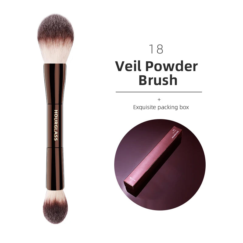 Hourglass Makeup Brush Set – Powder, Foundation & Eye Brushes