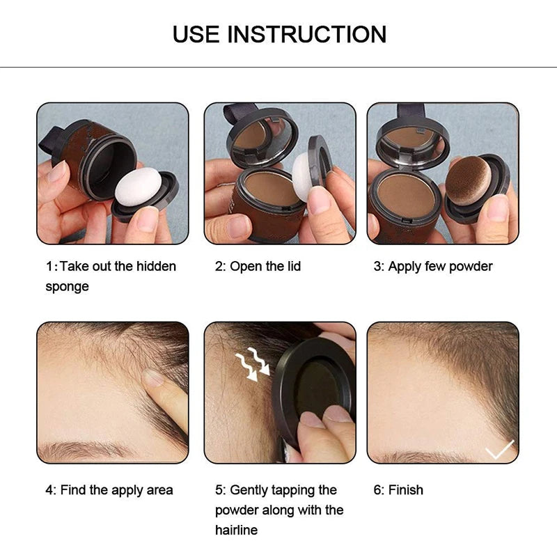14-Color Hairline Powder – Waterproof Root Concealer