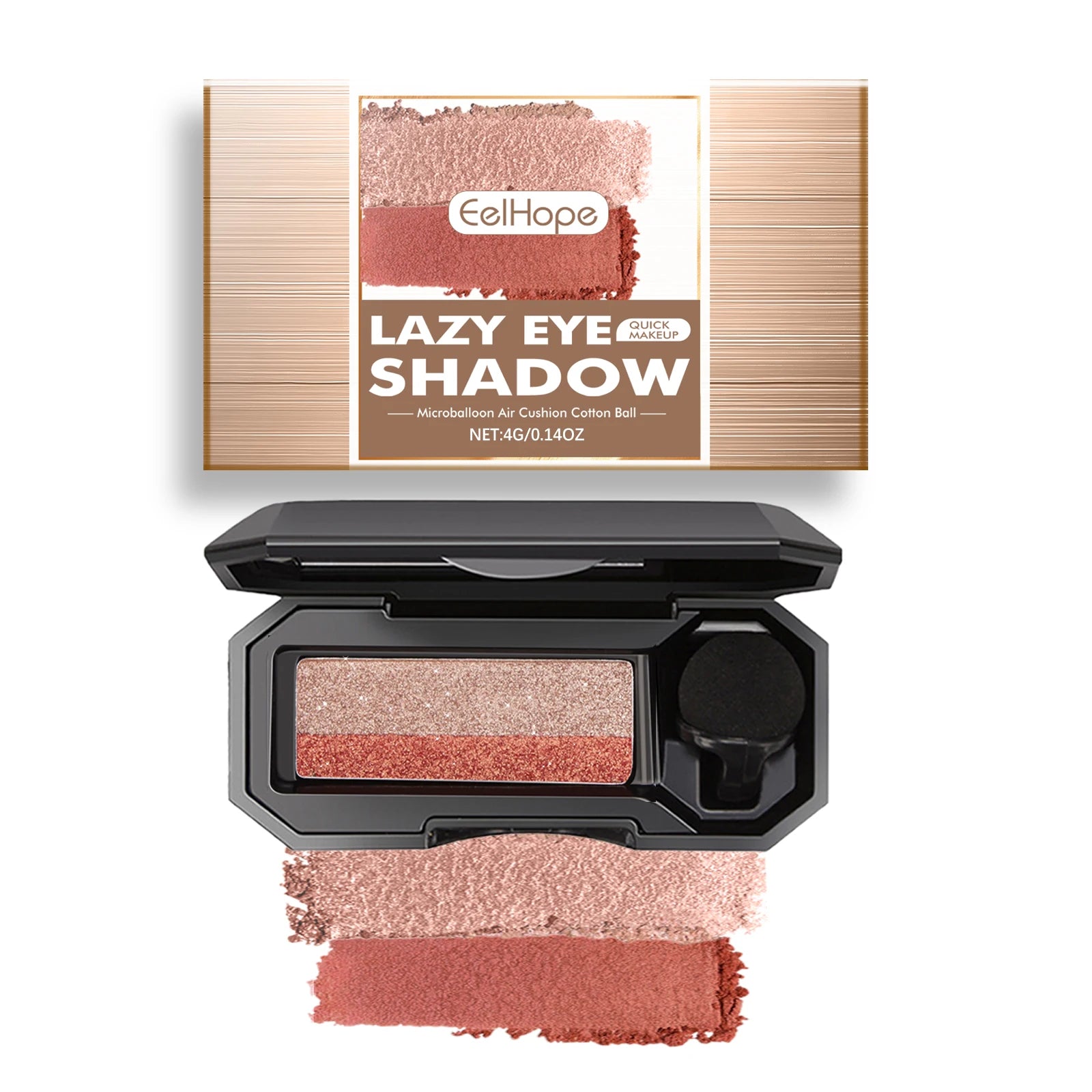 Two-Color Matte Eyeshadow Tray – Korean Cosmetics