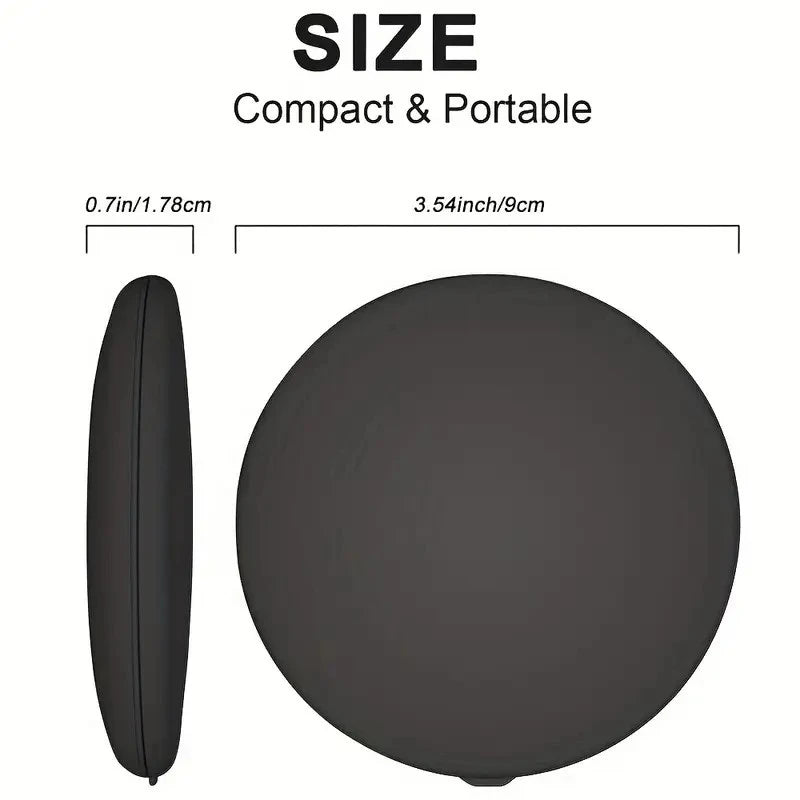 Lighted Travel Makeup Mirror – 2X/5X Magnification, Double-Sided