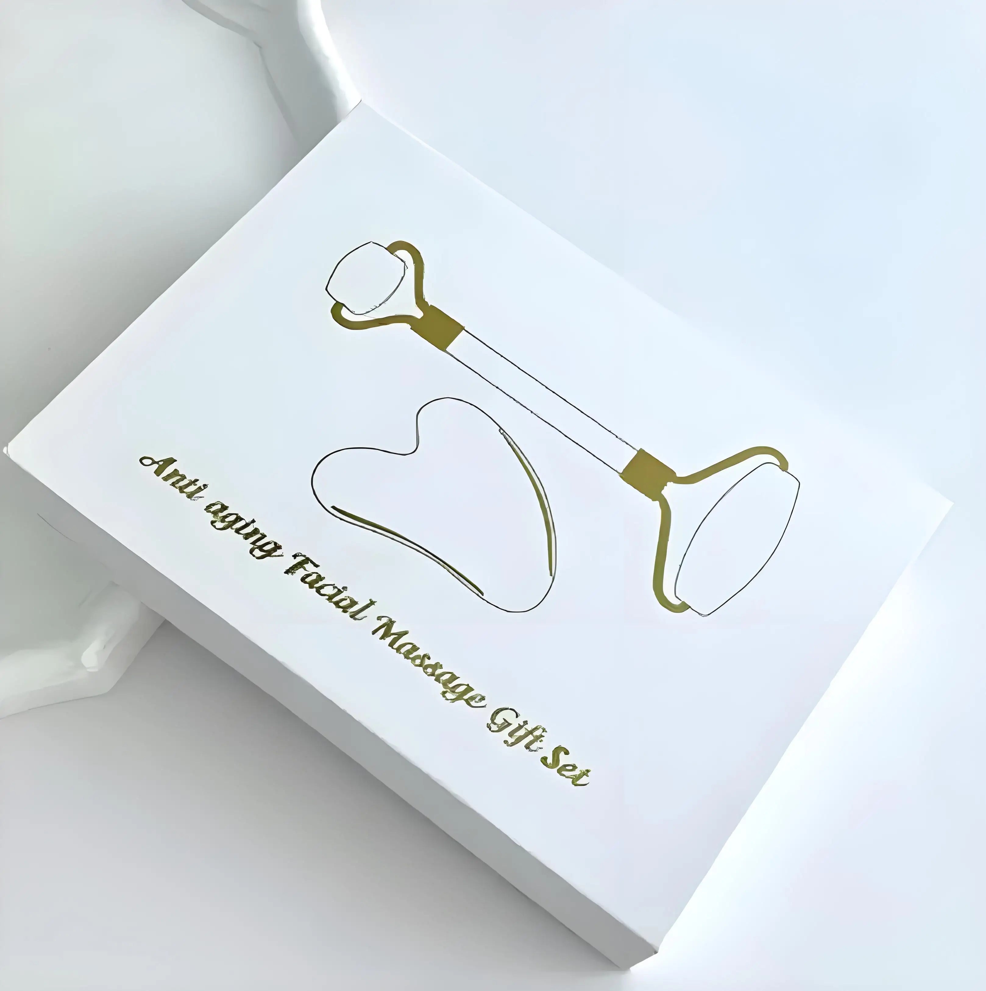 Jade Roller & Gua Sha Set – Dual Head Facial Massage Tools