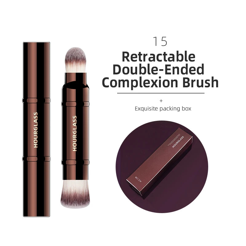 Hourglass Makeup Brush Set – Powder, Foundation & Eye Brushes