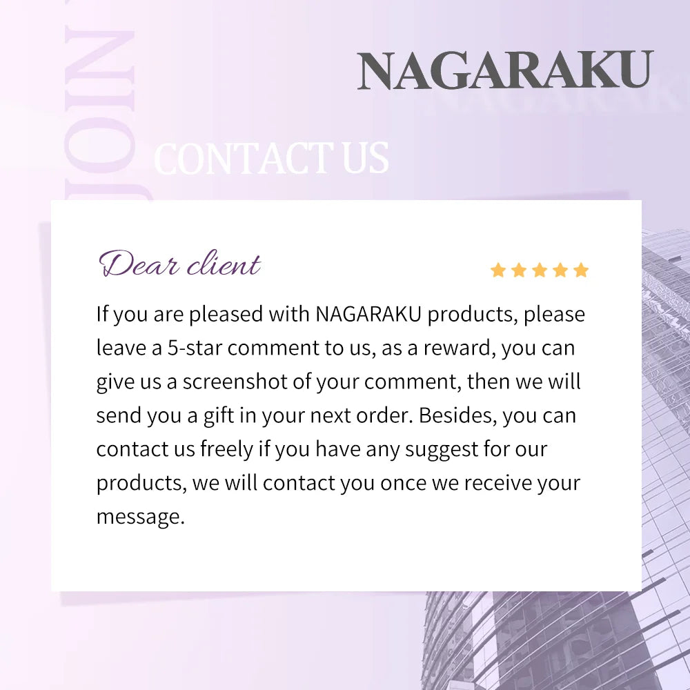 NAGARAKU Stainless Steel Eyelash Tweezers & Nippers Set