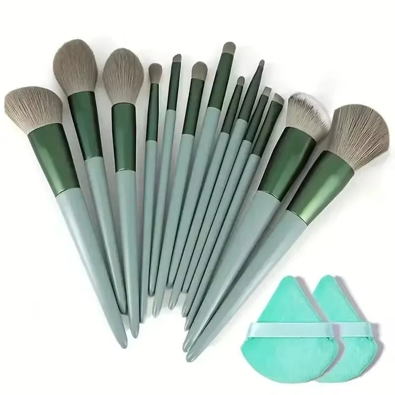 13pcs Professional Makeup Brush & Sponge Set