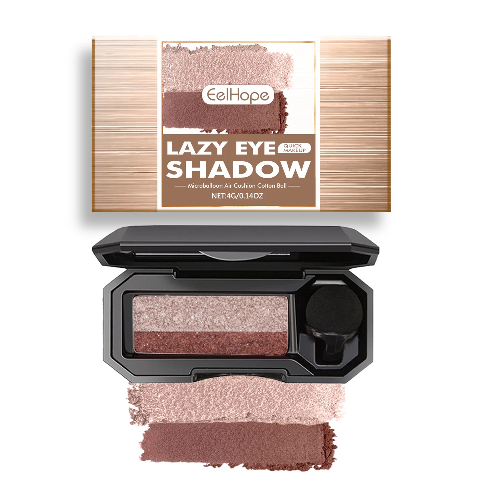 Two-Color Matte Eyeshadow Tray – Korean Cosmetics