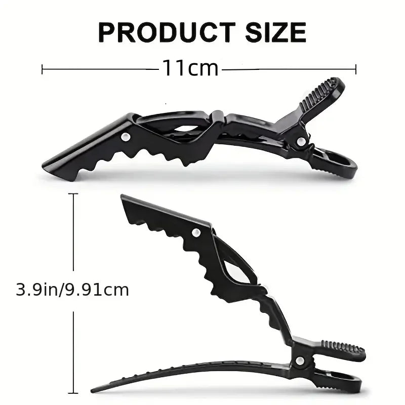 Alligator Hair Clips – Nonslip Hairdressing Clamps (5–30pcs)