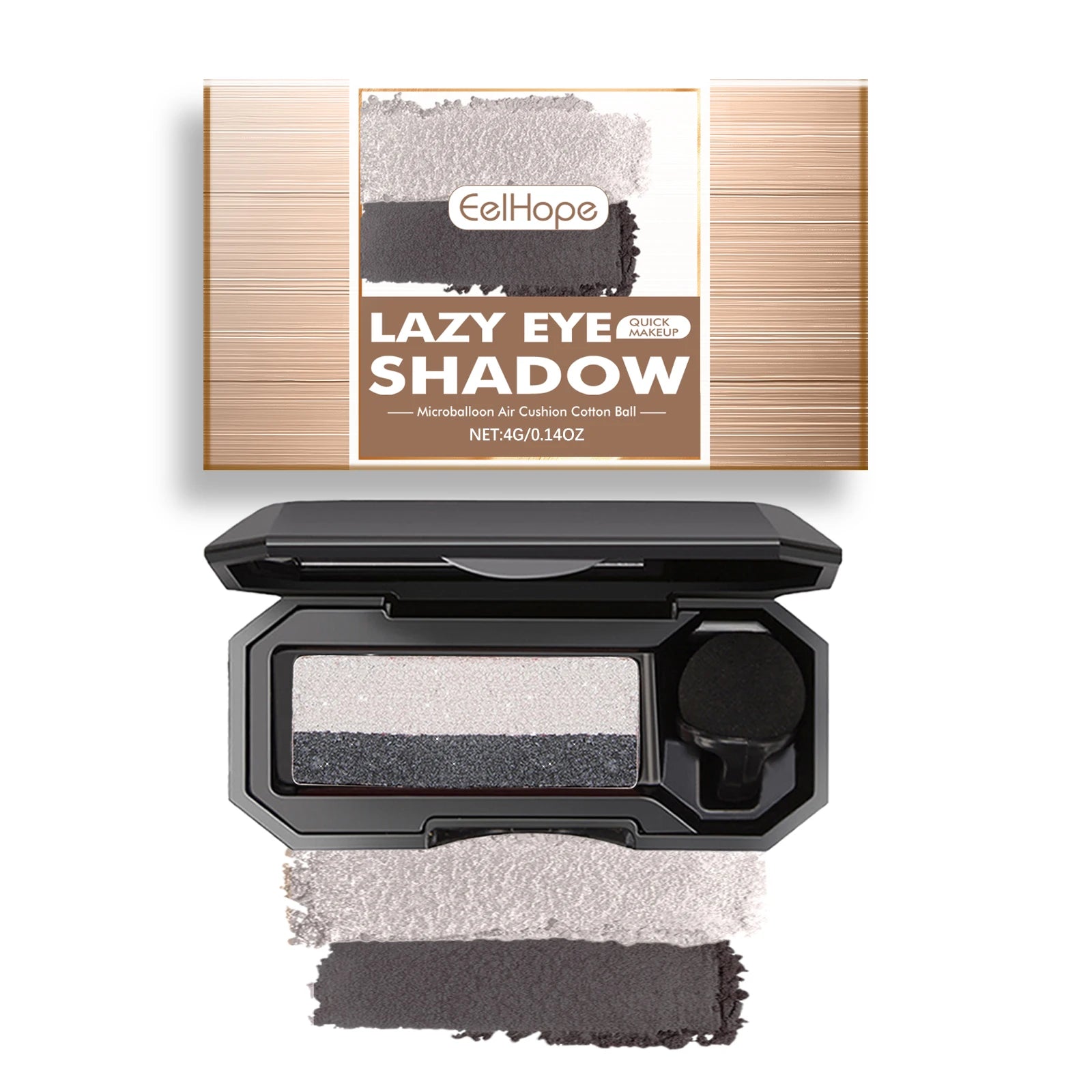 Two-Color Matte Eyeshadow Tray – Korean Cosmetics