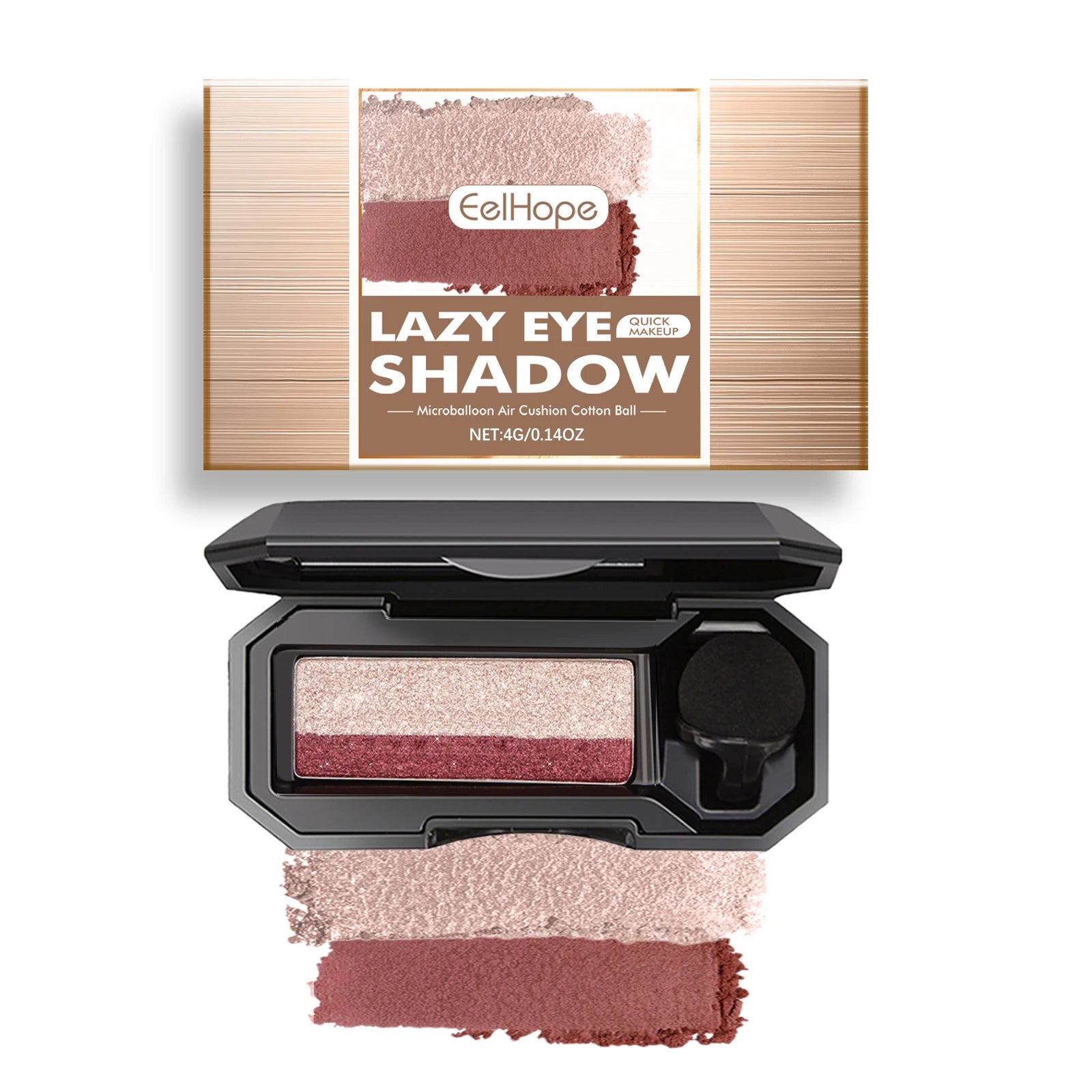 Two-Color Matte Eyeshadow Tray – Korean Cosmetics