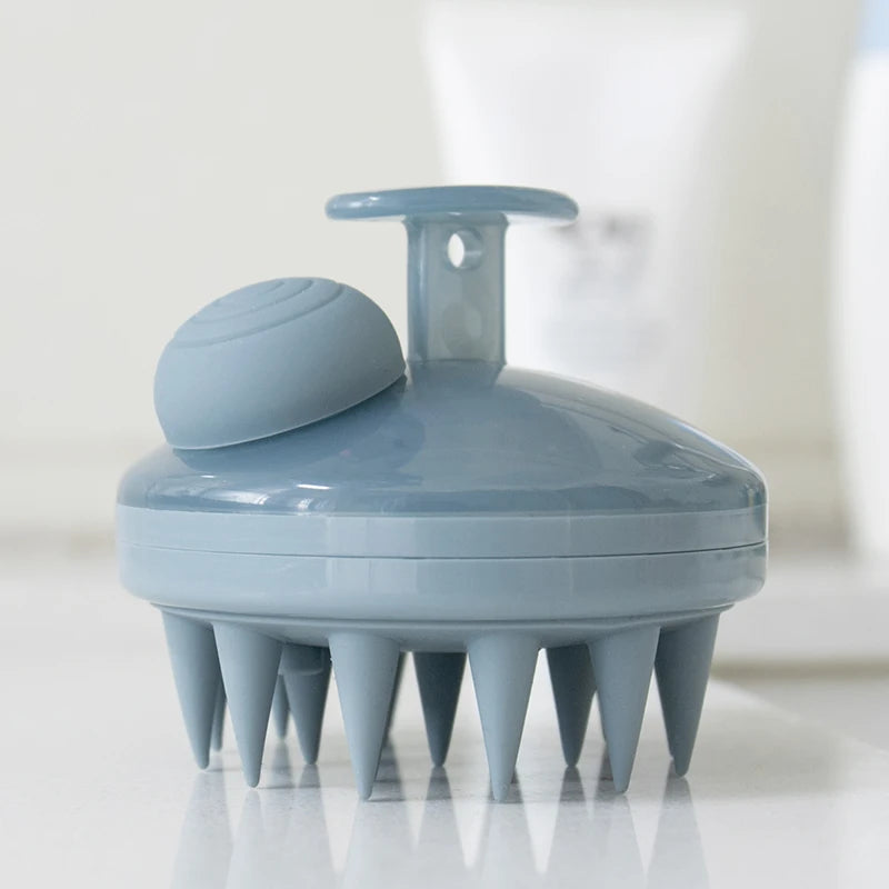 Biodegradable Scalp Brush Massager – Silicone Shampoo Scrubber