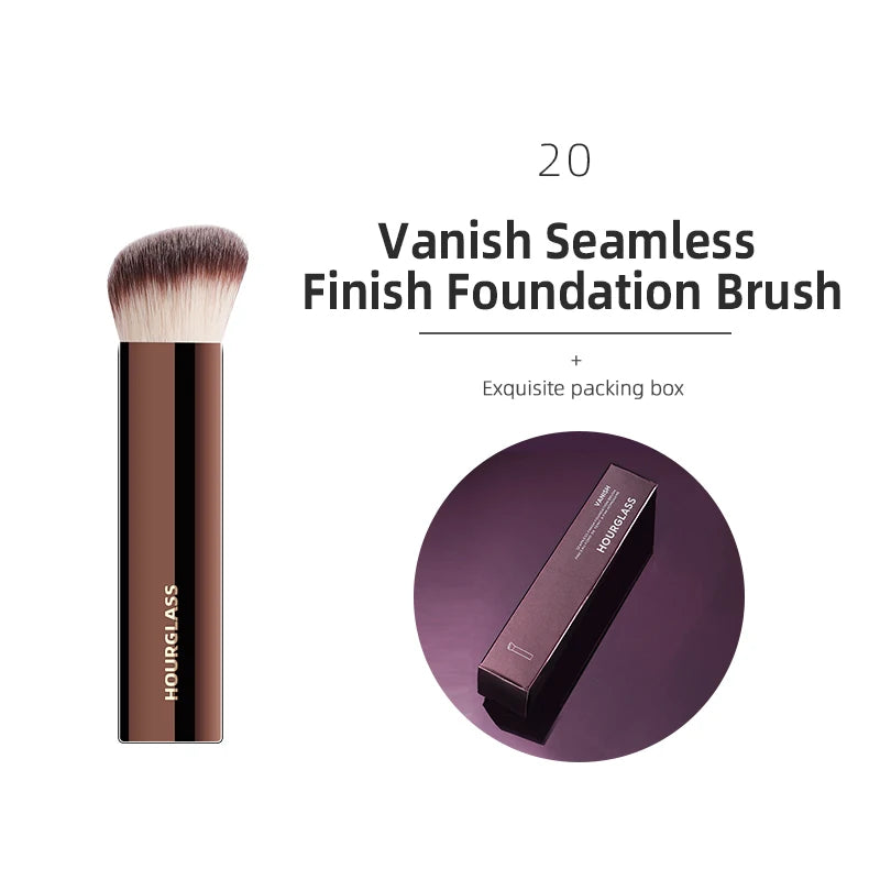 Hourglass Makeup Brush Set – Powder, Foundation & Eye Brushes