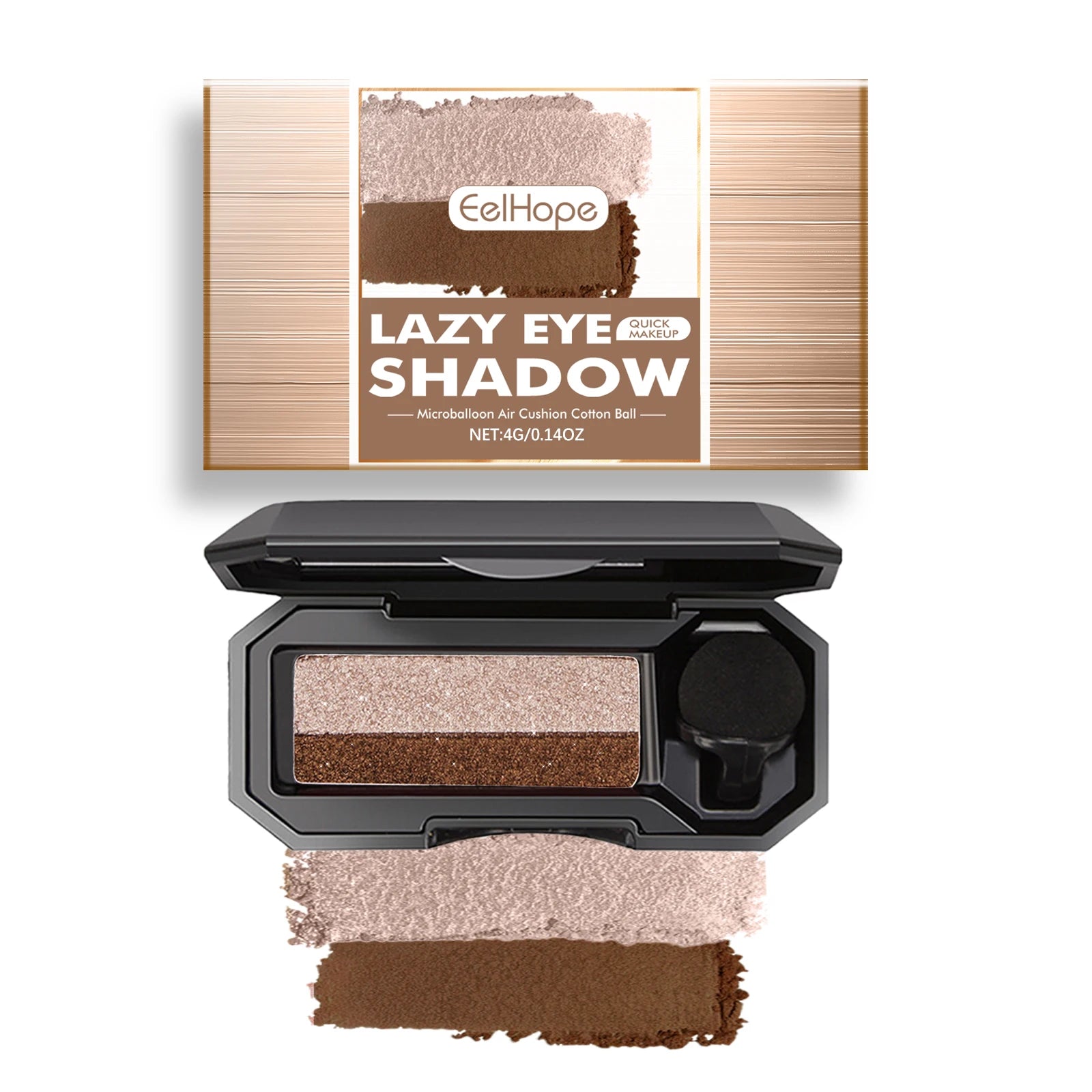 Two-Color Matte Eyeshadow Tray – Korean Cosmetics
