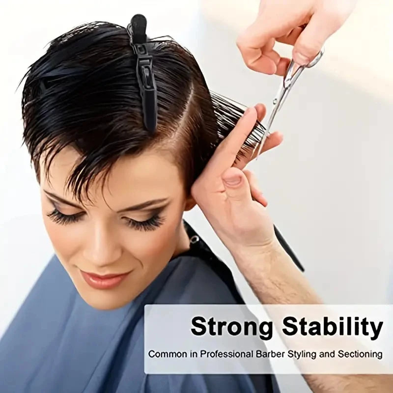 Alligator Hair Clips – Nonslip Hairdressing Clamps (5–30pcs)