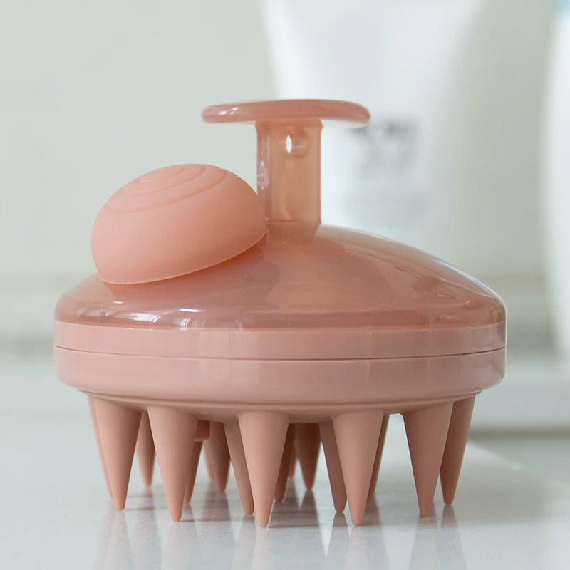 Biodegradable Scalp Brush Massager – Silicone Shampoo Scrubber