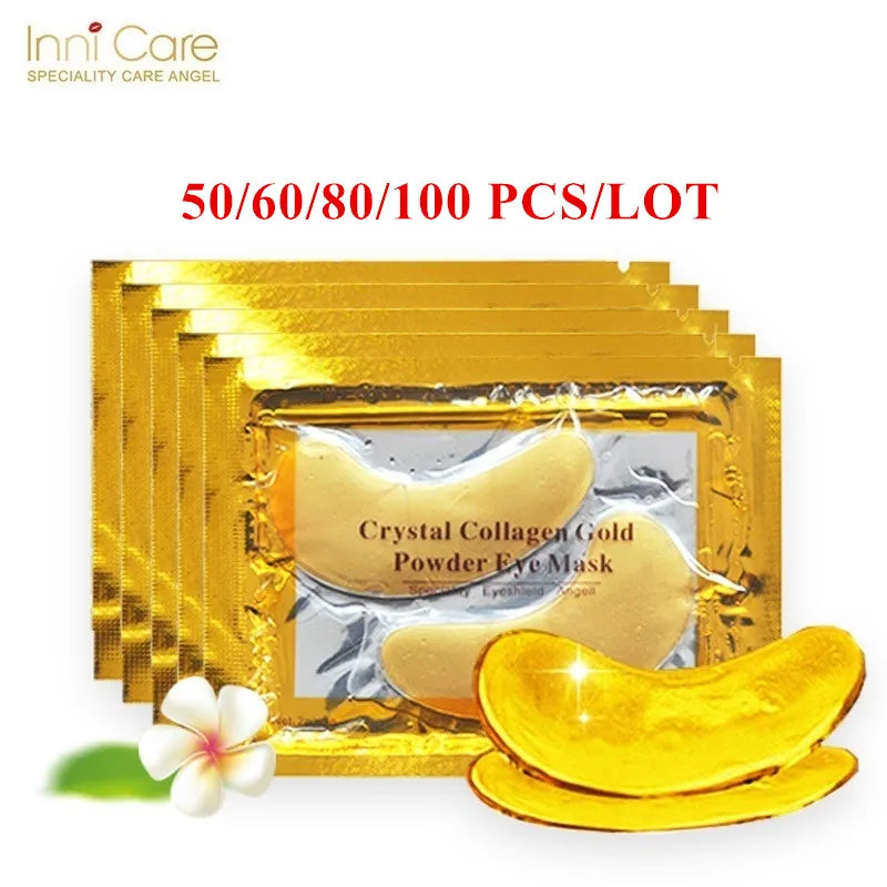 InniCare Crystal Collagen Gold Eye Mask (50/60/80/100 pcs)