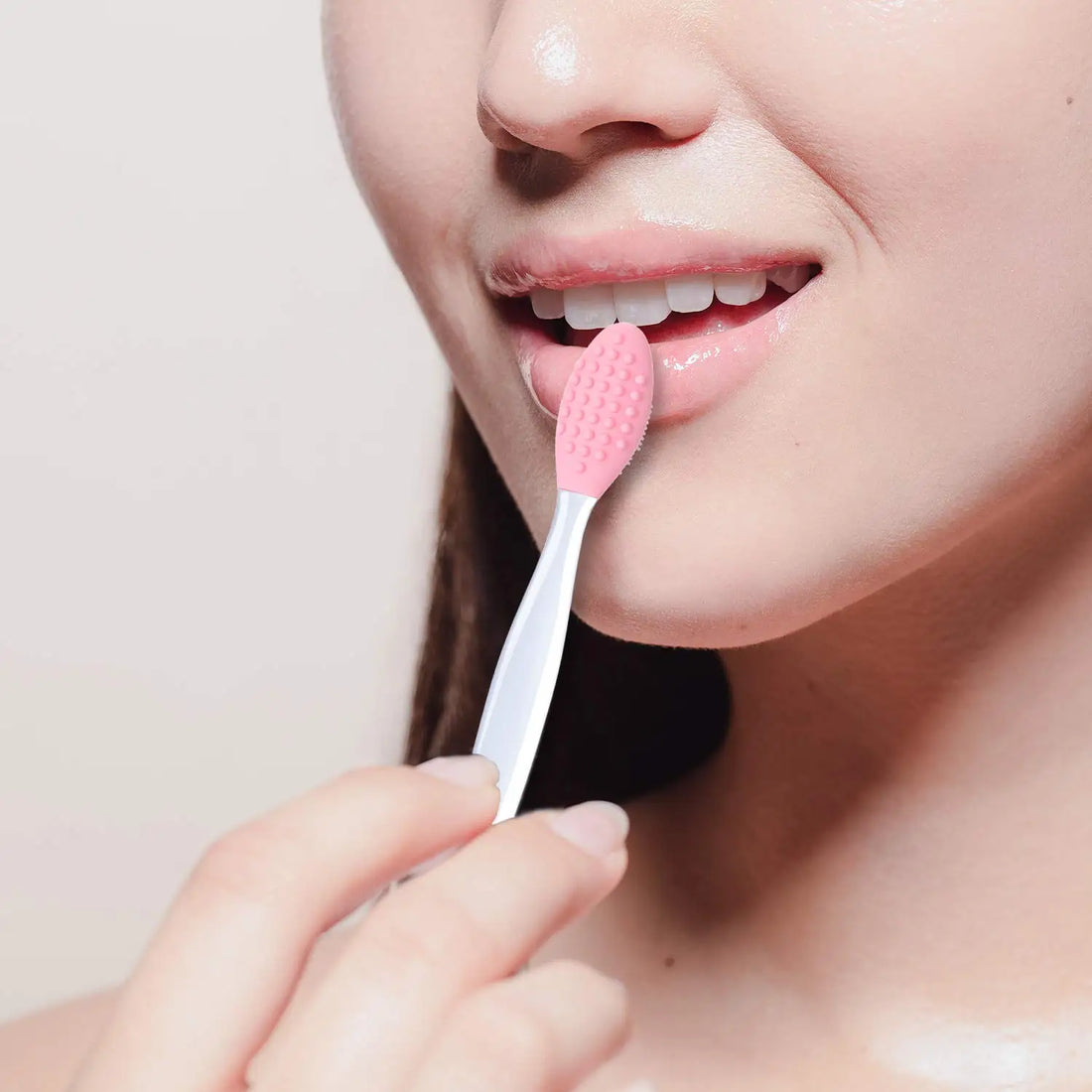 4pcs Double-Sided Silicone Lip Exfoliating Brush Set