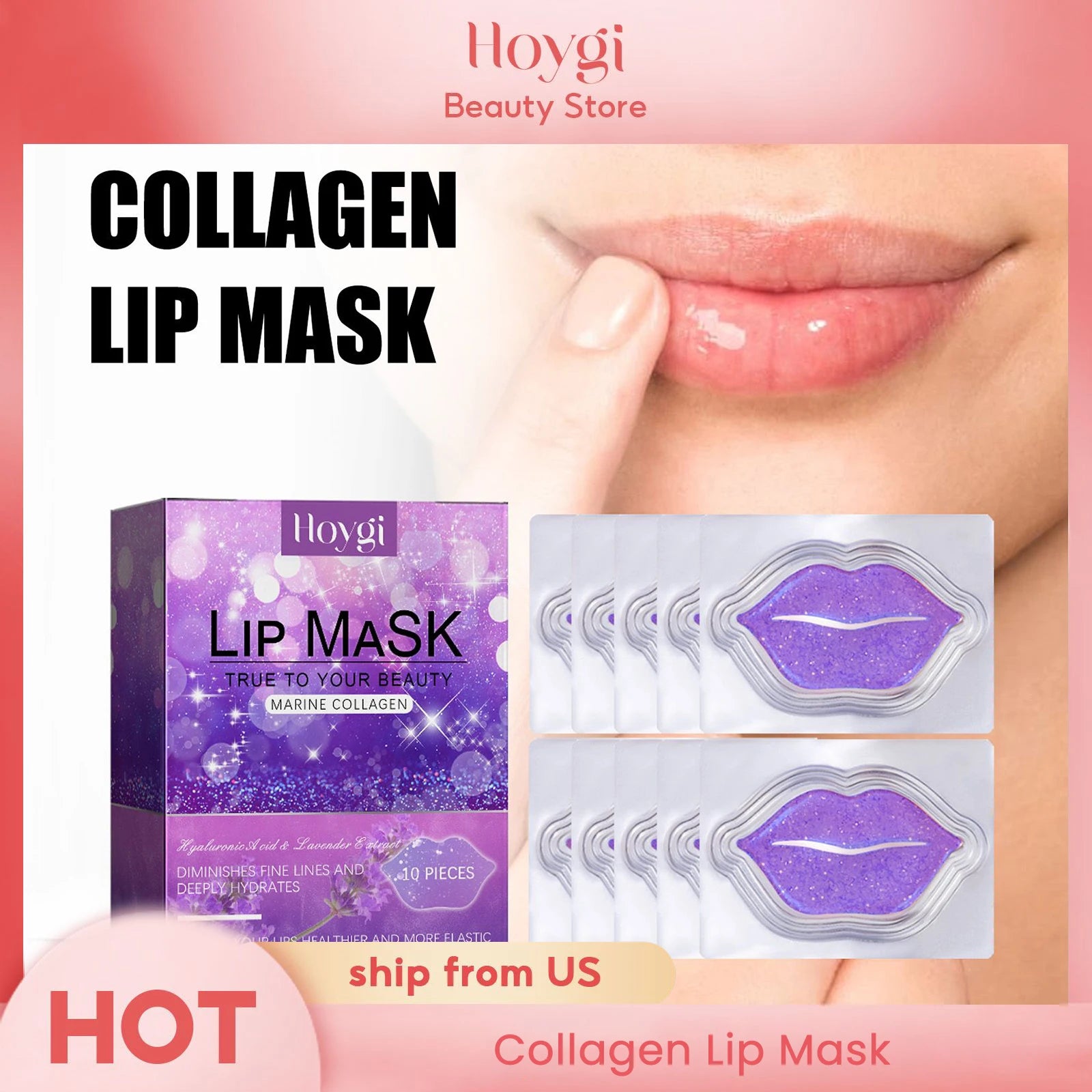 Hoygi Moisturizing Plumping Lip Mask – Night Care Gel