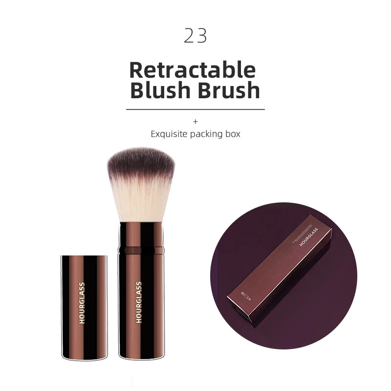 Hourglass Makeup Brush Set – Powder, Foundation & Eye Brushes