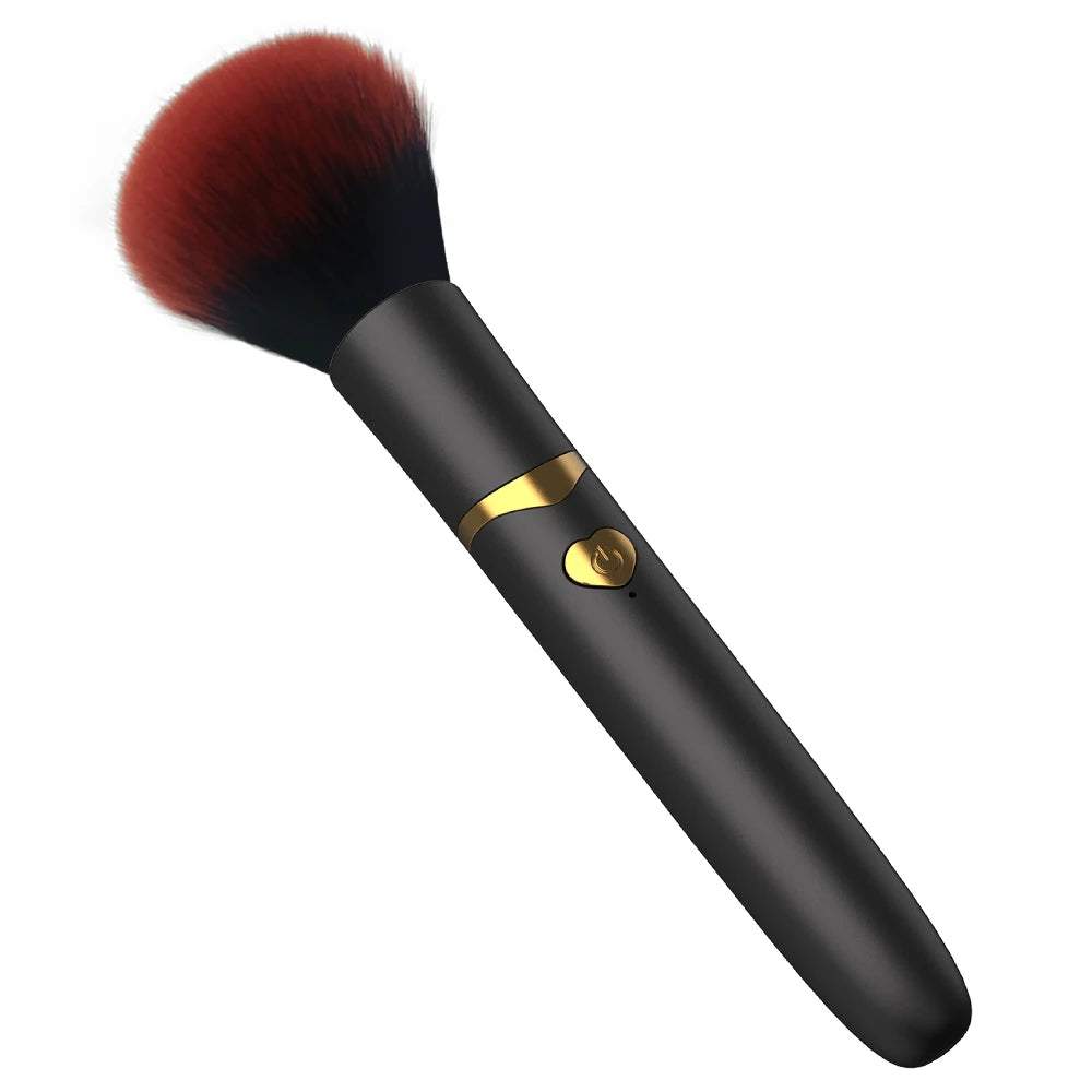 2-in-1 Electric Foundation Brush – Rechargeable Vibration Makeup Tool