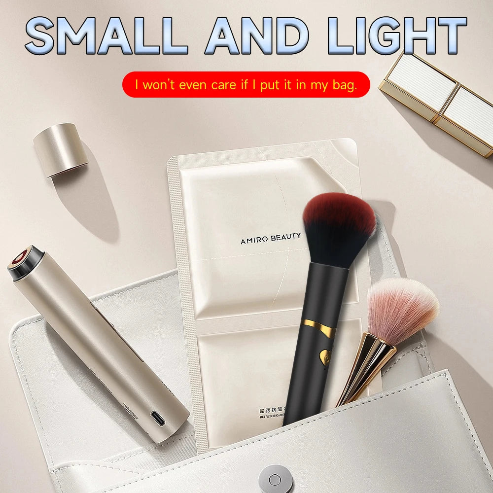 2-in-1 Electric Foundation Brush – Rechargeable Vibration Makeup Tool