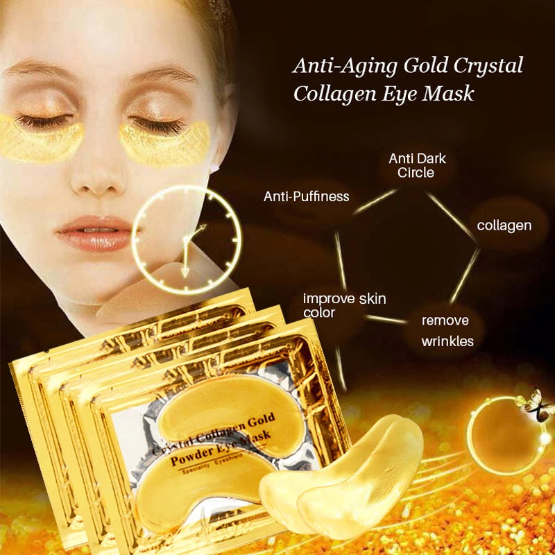 InniCare Crystal Collagen Gold Eye Mask (50/60/80/100 pcs)