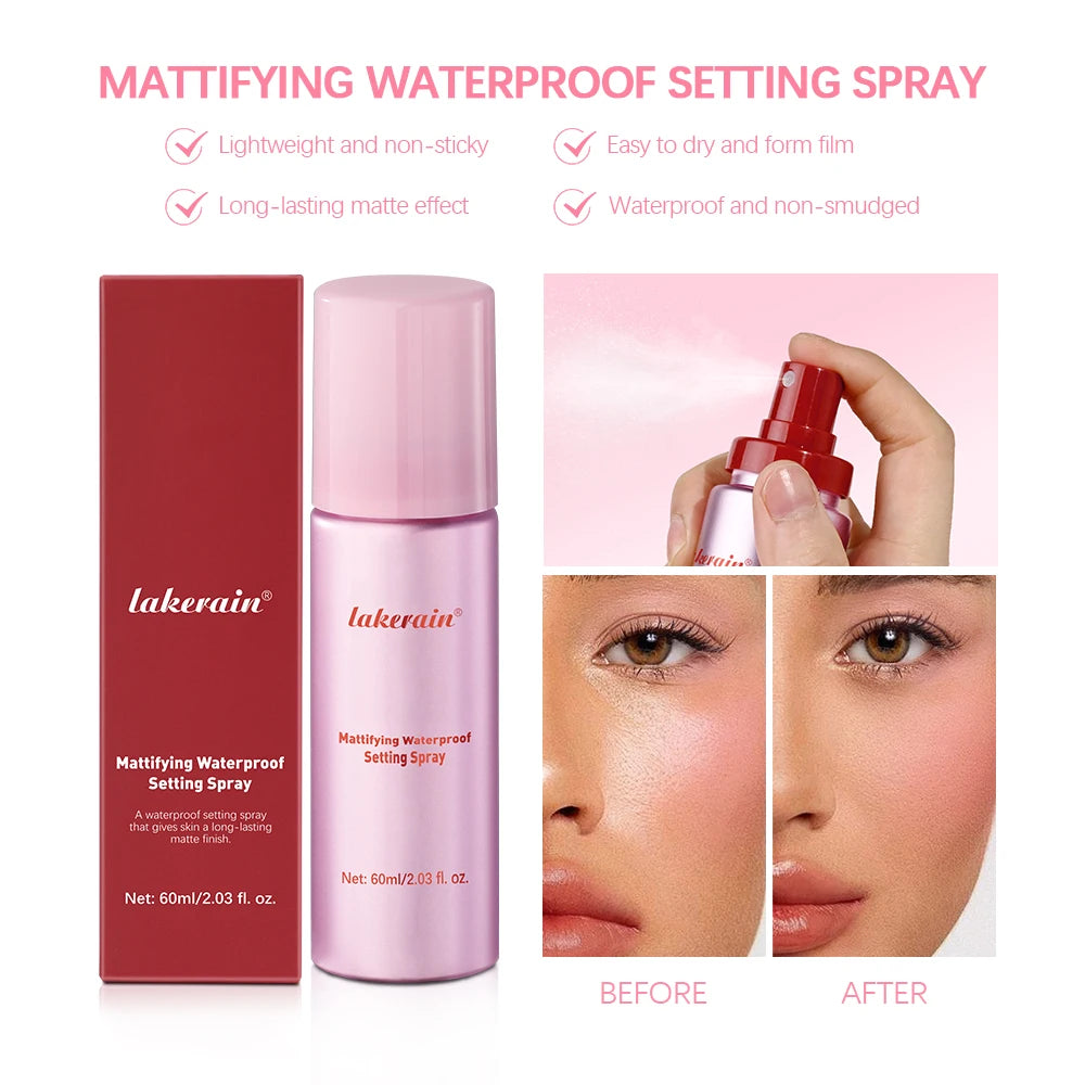 Matte Setting Spray – Long-Lasting Oil Control Makeup Fixer