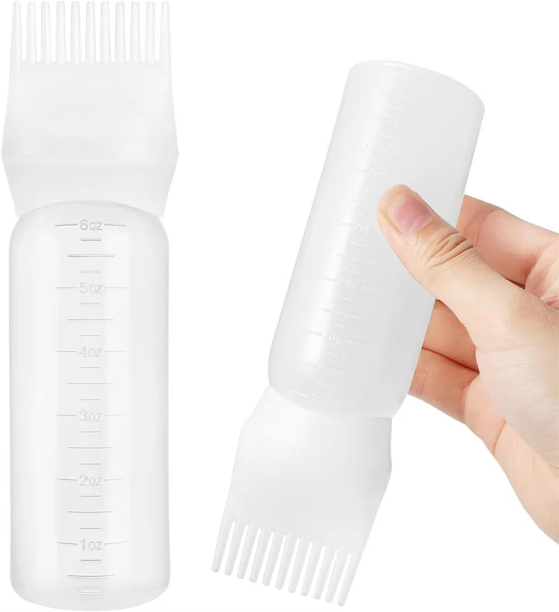 2pcs Hair Root Dye Applicator Bottles – 120ml Professional Hair Coloring
