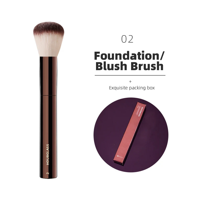 Hourglass Makeup Brush Set – Powder, Foundation & Eye Brushes