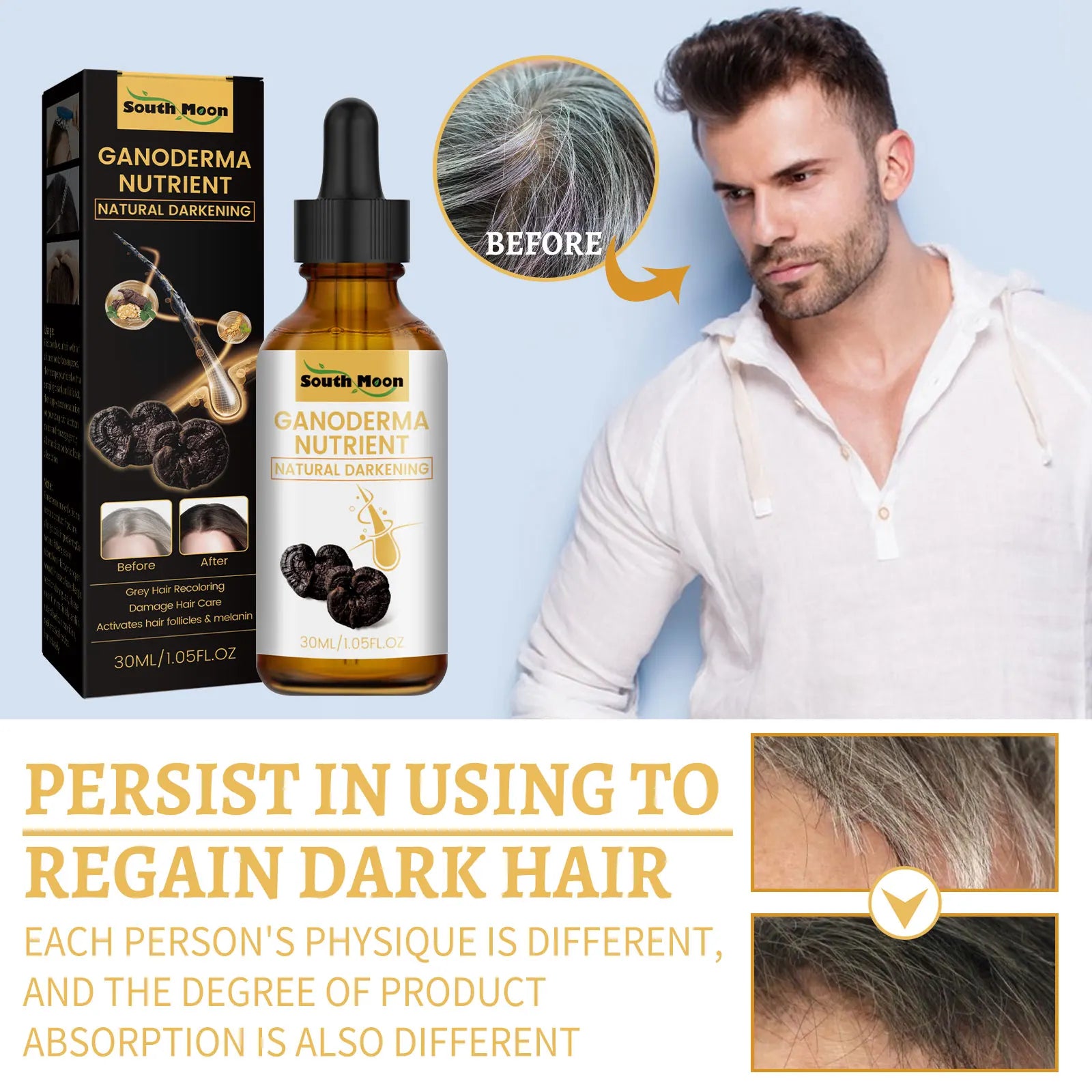 Black Ganoderma Hair Essence – Scalp & Follicle Care