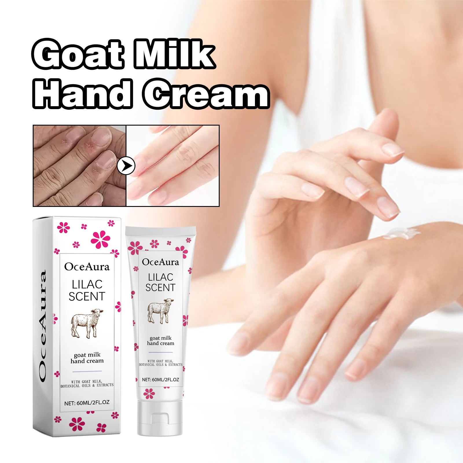 OceAura Goat Milk Nourishing Hand Cream