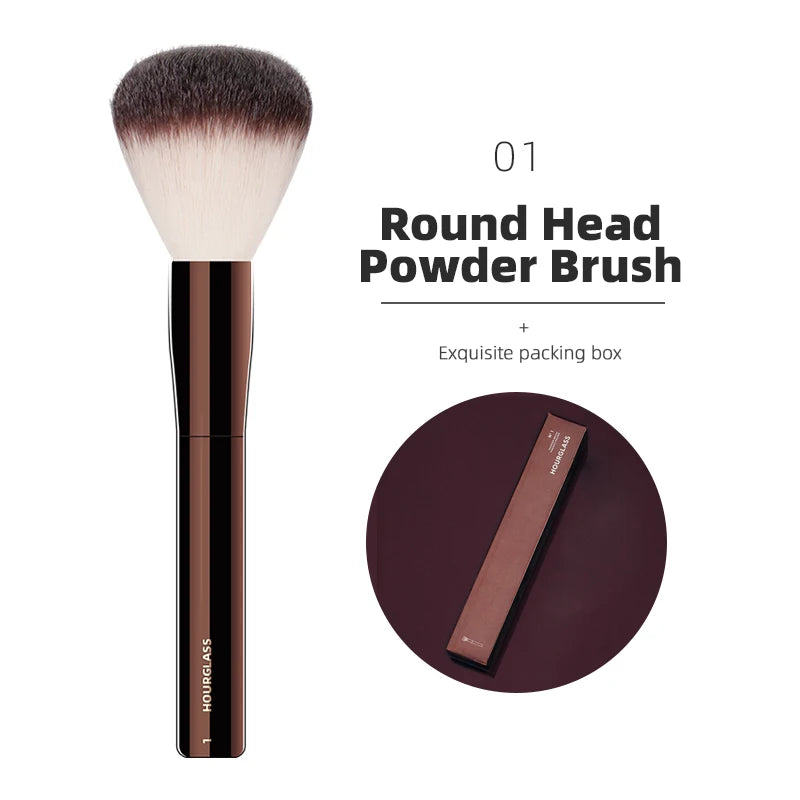 Hourglass Makeup Brush Set – Powder, Foundation & Eye Brushes