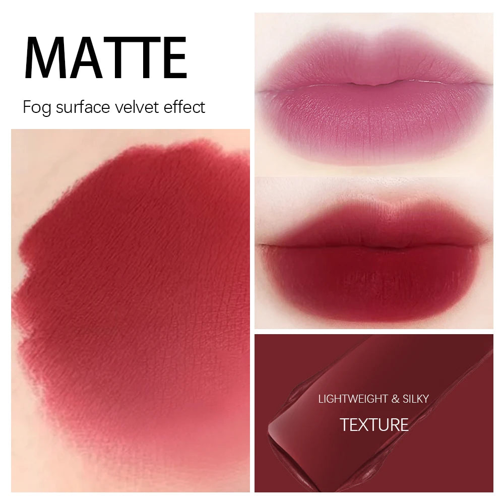8-Pc Velvet Matte Lipstick Set – Long-Lasting Waterproof