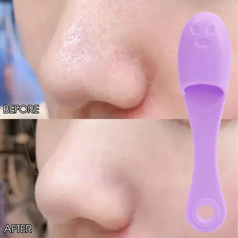 Silicone Nose Brush – Double-Sided Blackhead & Pore Cleaner