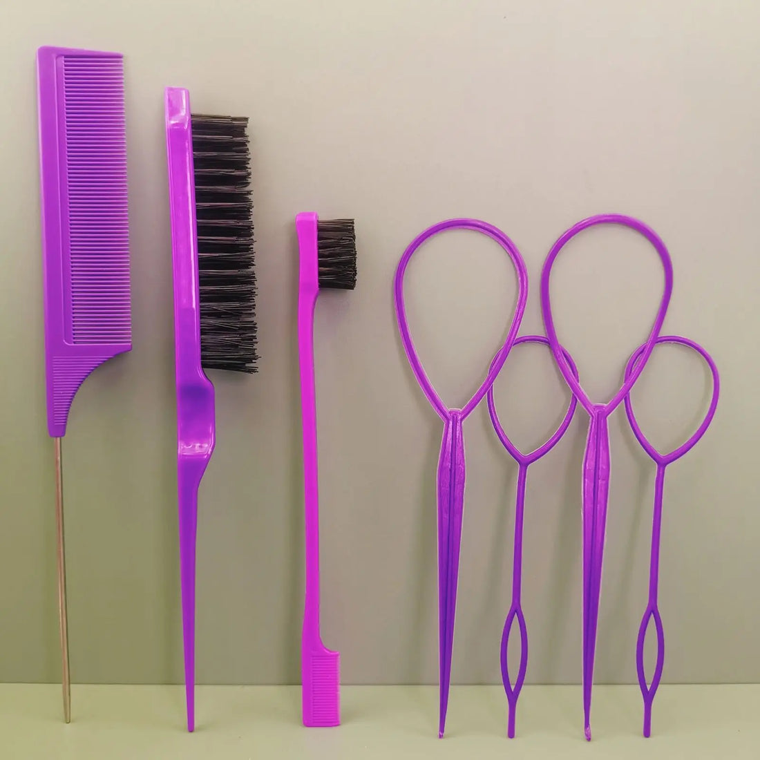 Toddler Hair Styling Set – Loop Topsy, Brush & Spray Bottle