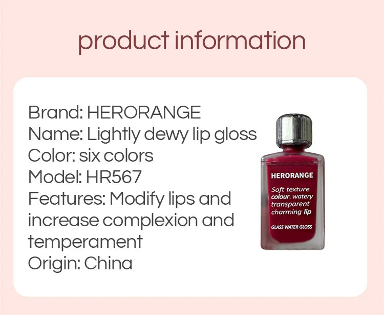 Moisturizing Mirror Lip Glaze – Plumping Liquid Lip Color