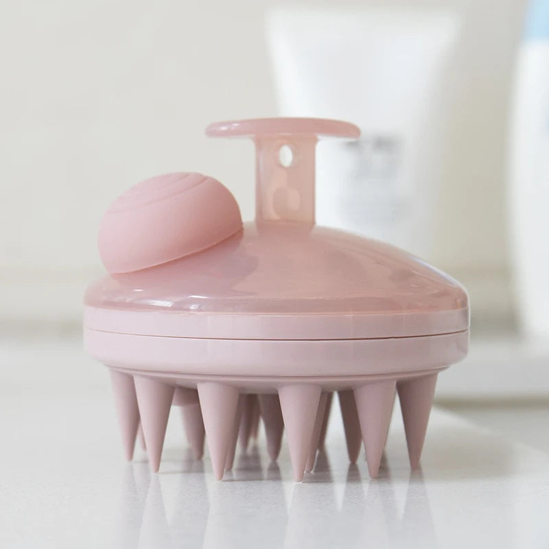 Biodegradable Scalp Brush Massager – Silicone Shampoo Scrubber